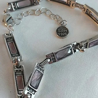 Purple Amethyst Bracelet Gemz