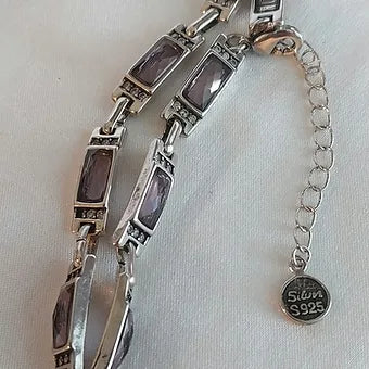 Purple Amethyst Bracelet Gemz