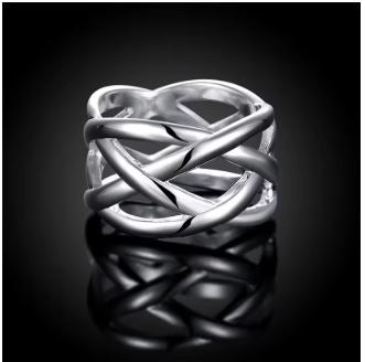 Cage Sterling Silver Ring 925
